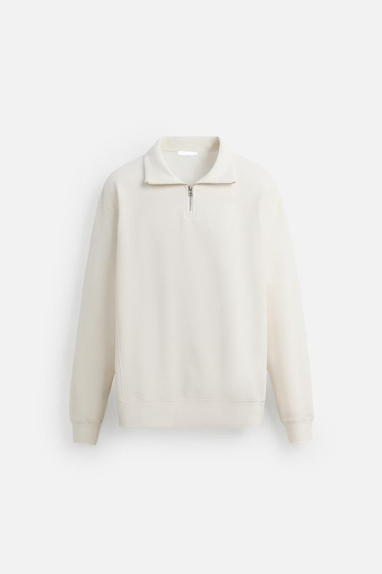 Classique Zippée Rollkragenpullover