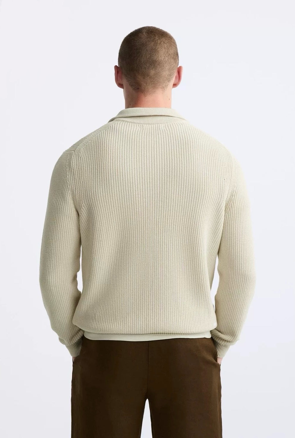 Couture Classique Zippée Rollkragenpullover