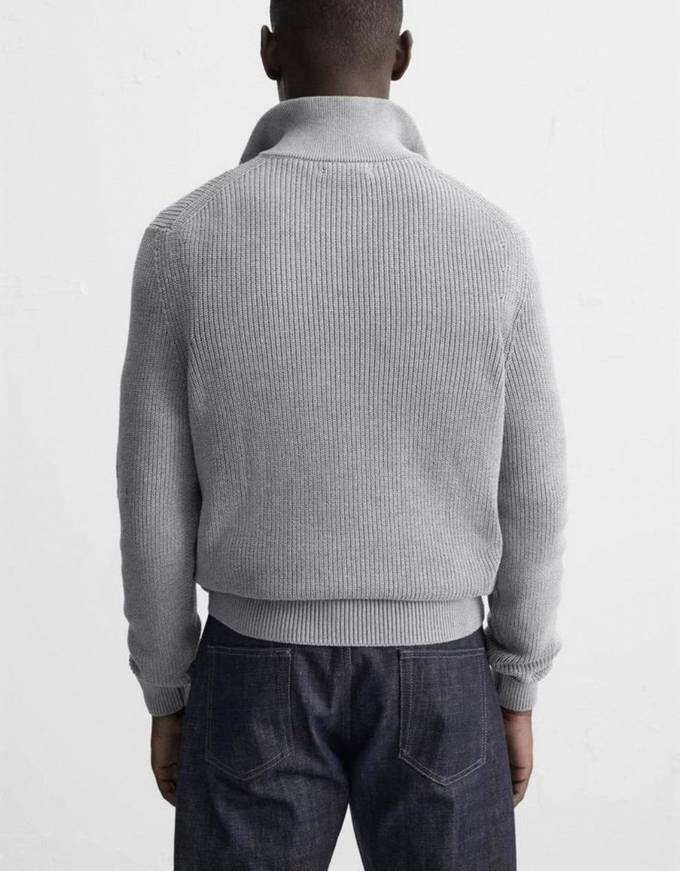 Couture Classique Zippée Rollkragenpullover