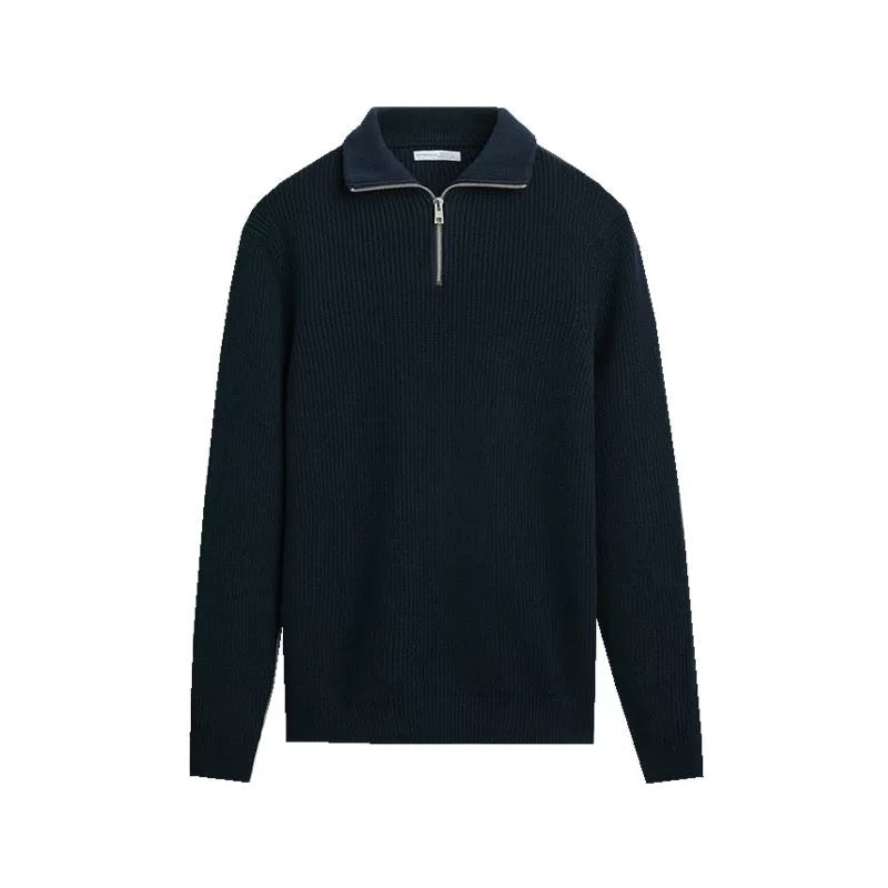 Couture Classique Zippée Rollkragenpullover