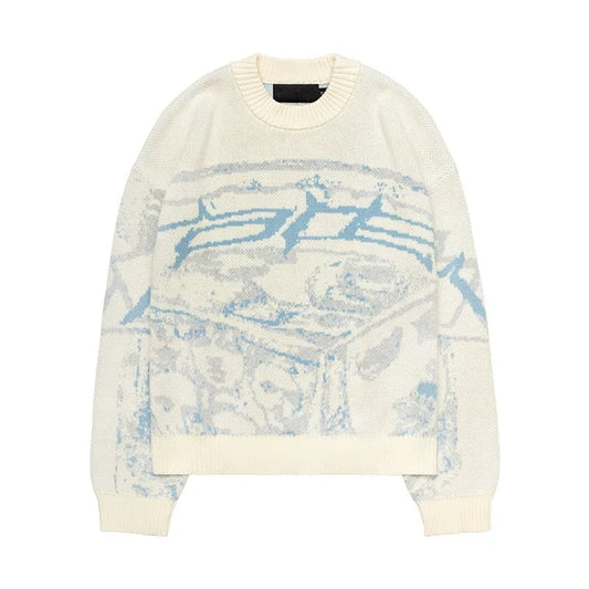 Vintage Élégance Pullover