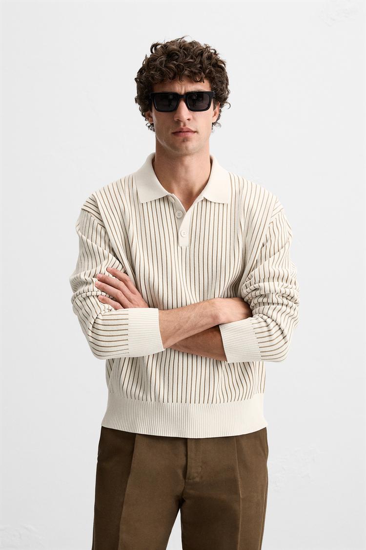 Polo Chenillé Élégance Pullover