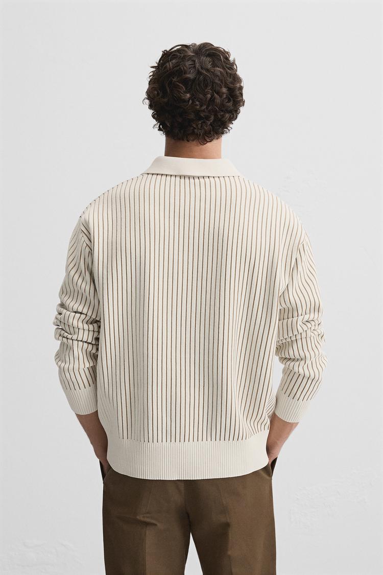 Polo Chenillé Élégance Pullover