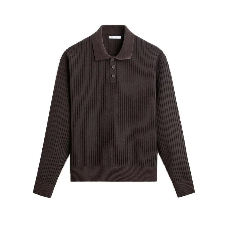 Polo Chenillé Élégance Pullover