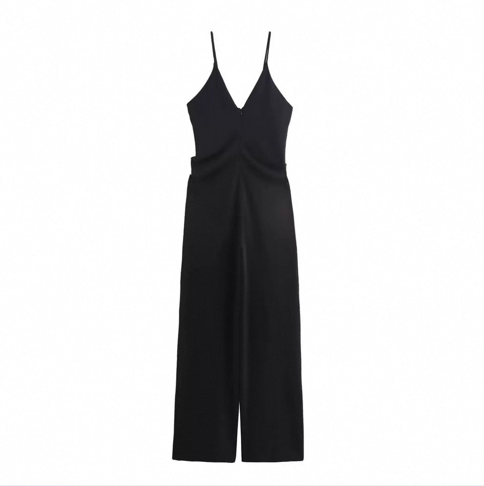 Sensuellé Noir Jumpsuit