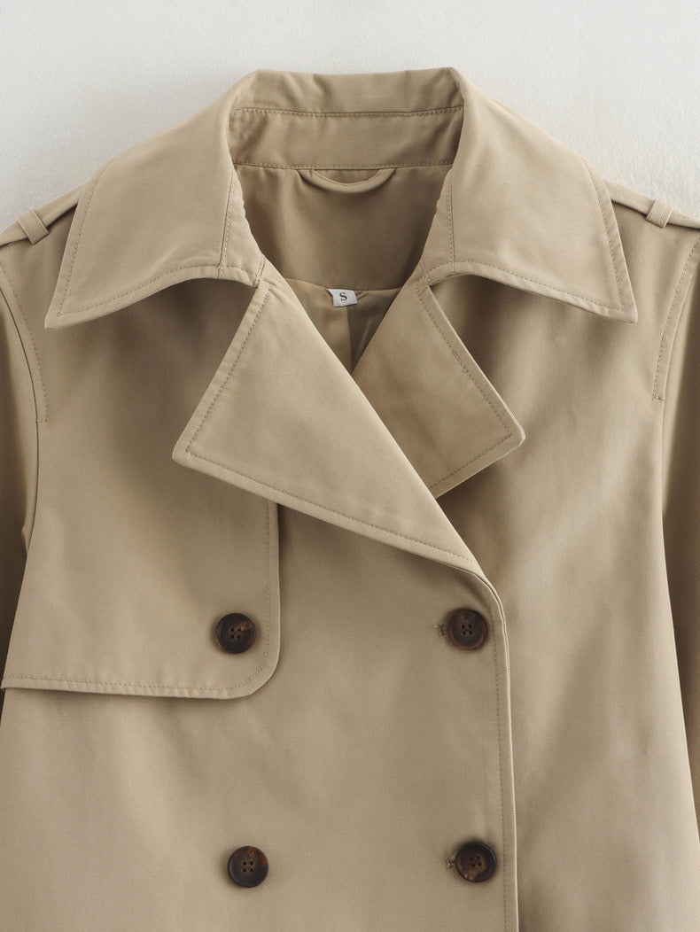 Classiqué Luxe Trench Kurzmantel 2.0